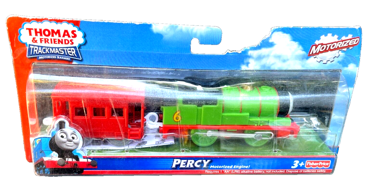 Thomas Friends TrackMaster Motorized Engine Percy Fisher Price