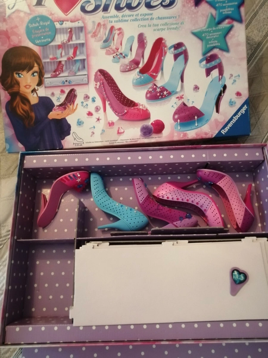 Ravensburger. I Love Shoes Scarpe da Decorare. Gioco per bambine