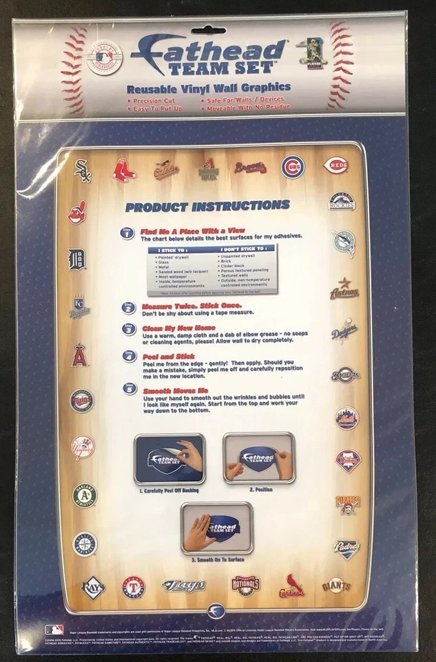 Fathead Teammates Minnesota Twins Team Set 2010 fondo blanco 8 pulgadas Fatheads Foto 2 de 2
