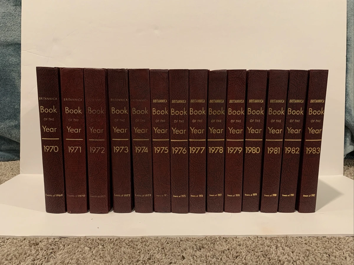 Britannica Book Of The Year In Antiquarian & Collectible Books for