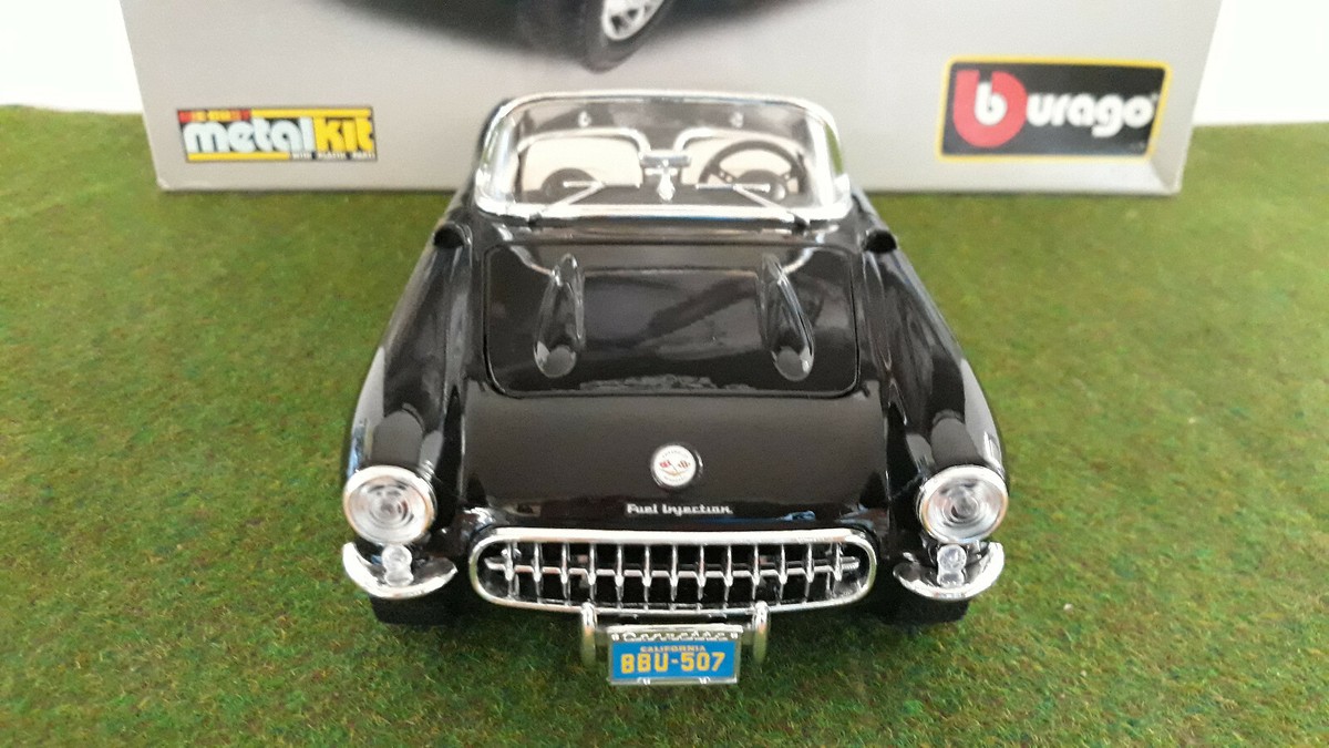 Chevrolet Corvette 1957 black (Yat Ming) 1:43
