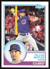 2018 Topps 1983 Baseball Rookies Dillon Maples RC #83-22 Chicago Cubs