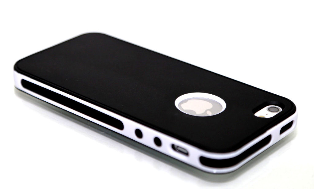 ULTRA SLIM CUSTODIA TPU SILICONE 0,3MM COVER CASE PER APPLE IPHONE 5 - 5S - SE BLACK