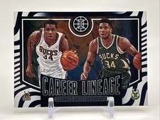 2020-21 Panini Illusions Giannis Antetokounmpo Career Lineage blue parallel /149