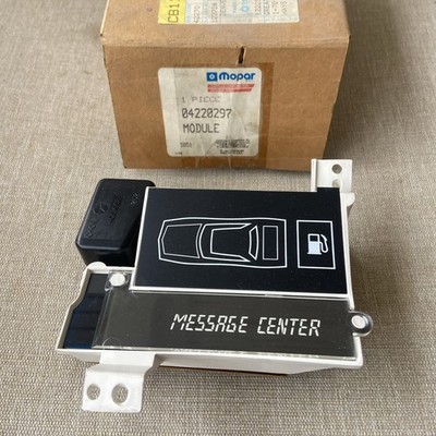 NOS 1983-1986 CHRYSLER LEBARON MESSAGE CENTER DISPLAY K Body OEM Mopar 4220297