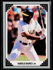 Harold Baines 1991 Leaf #196 Oakland Athletics