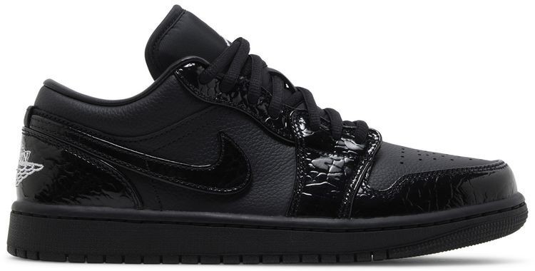 Jordan 1 SE Low Black Croc W | eBay