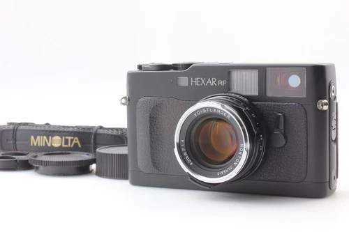  [MINT+++] Konica Hexar RF Range Finder Film Camera Nokton 40mm f1.4 From JAPAN