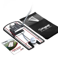 KINGTOP Classic Golf Putting Mirror - Portable Alignment Putting Training Aid...
