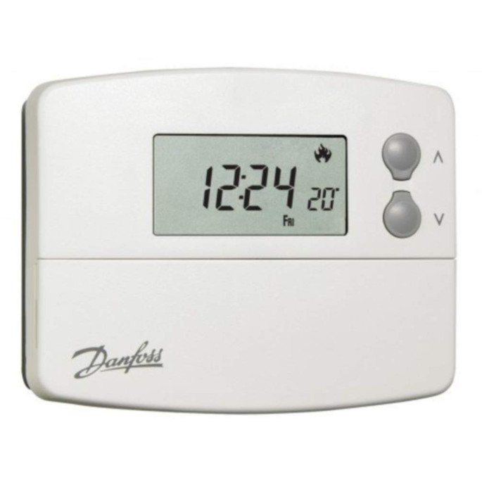 Danfoss TP5000SI HARDWIRED Programmable Thermostat 5/2 Day Battery Powered NEW