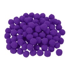 Pom Felt Balls Fabric 3cm 30mm Deep Purple for Crafts Project DIY 100 Pcs