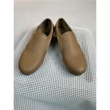 Theatricals T9100C Tan Slip On Tap Shoes Womens Size 13 Dance Practice Stage