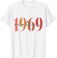 Vintage 1969 57 Years Old 57th Birthday Retro Party Women T-Shirt