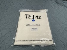 Tollpiz Linen Tier Curtain Set Of 2 Panels White Size 30 X 30