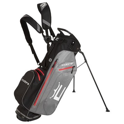 Cobra Golf ACE WaterProof Standbag in Quiet Shade/White/Black 2026 Model B/N