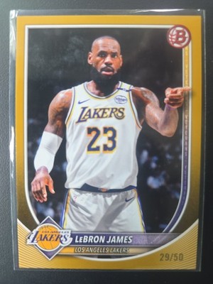 2025-26 Topps Bowman Lebron James True Gold /50.     121
