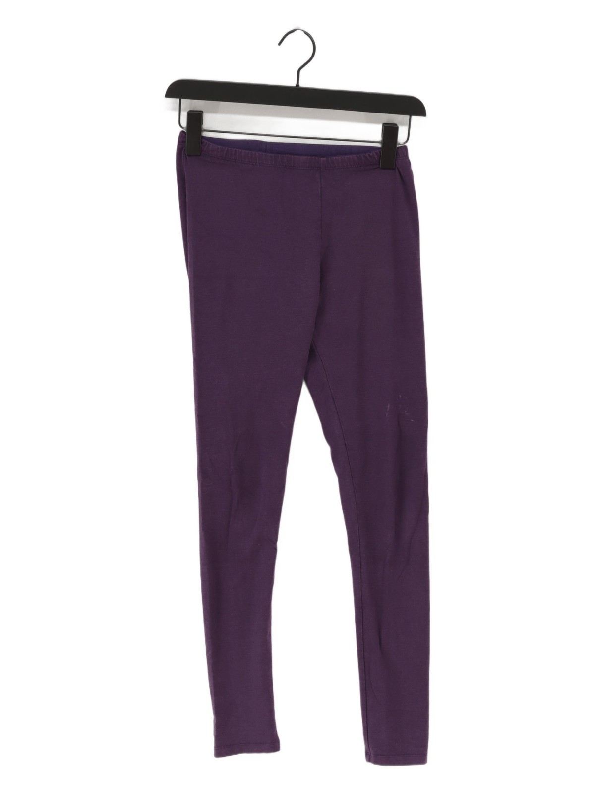 ALTRA Leggings donna Roba Bianca UK 8 viola cotone con elastan altri lunghezza intera