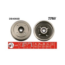 Tambour de frein Renault TWINGO