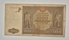 Poland Banknote 1000 Zlotych  1946