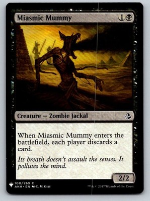 Miasmic Mummy 100 Common The List Reprints Magic: The Gathering Lightly Played