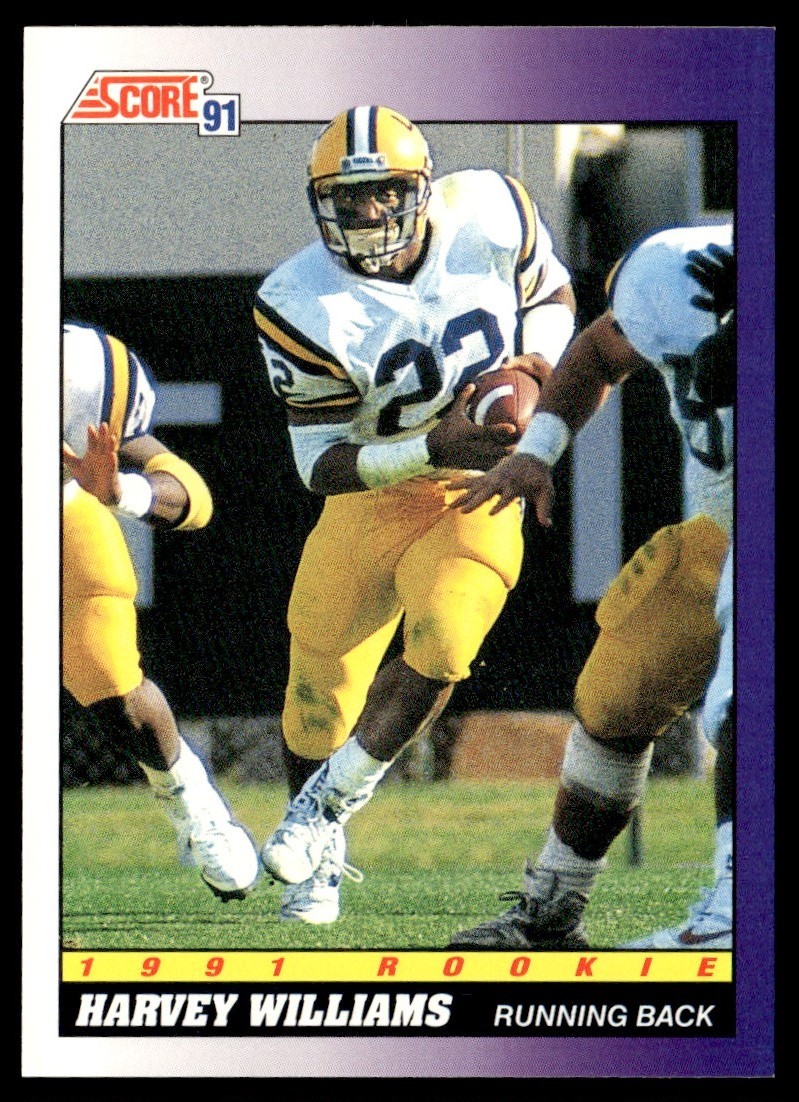 1991 Score Harvey Williams Rookie Kansas City Chiefs #588