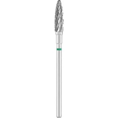 Green ''Mais'' solid metal milling cutter, 4 mm/14 mm diameter, Staleks Pro Expert