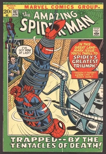 Amazing Spider-Man #107 (1972) John Romita Sr Cover FN 6.0