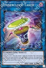 YuGiOh Underclock Taker OP08-EN007 Super Rare Englisch Excellent unl.