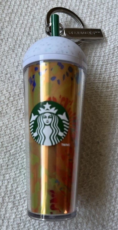 Starbucks Surprise Cold Cup Keychain New Open Box