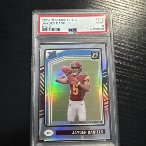 JAYDEN DANIELS ROOKIE 2024 PANINI DONRUSS OPTIC #248 HOLO