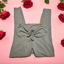 Victorias Secret High Waist Full Length Ruched V Leggings, Women  s Size Large.