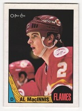 1987-88 O-Pee-Chee Al MacInnis #72 Flames