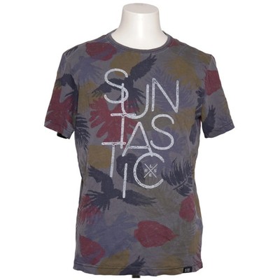 Lerros, T-shirt, Größe: L, Grau/Mehrfarbig, Baumwolle, Print, Herren #h4F