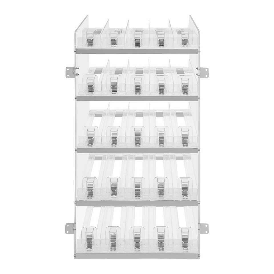 Full Cigarette Racks 5 Tiers 250 Pack Cigarette Display Rack Tobacco Shelf Auto Feed Retail ...
