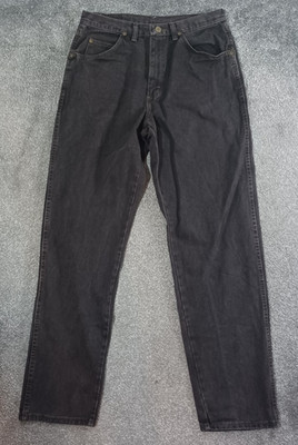 Wrangler Jeans Herren W32 L33 dunkelbraun Denim Premium Qualität Straight Relaxed