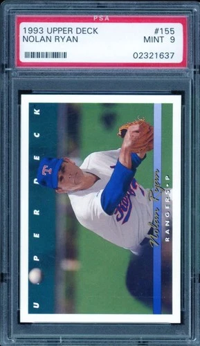 Nolan Ryan Card 1993 Upper Deck #155 PSA 9