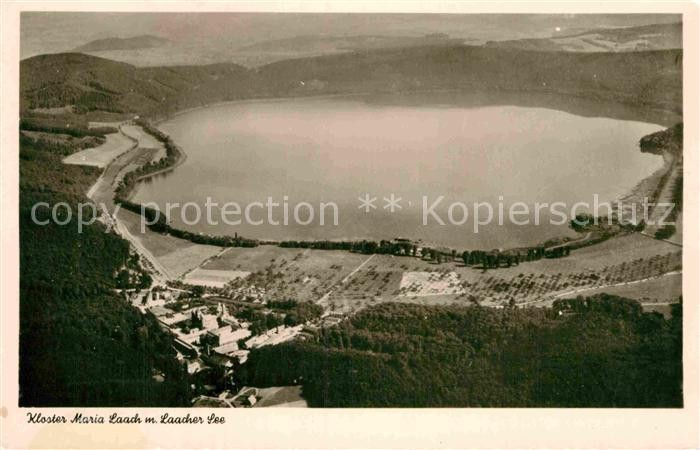 Maria Laach Glees Kloster Maria Lach mit Laacher See