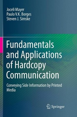 Fundamentals and Applications of Hardcopy Communication - 9783030089153
