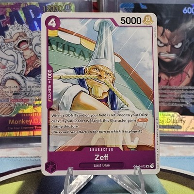Zeff OP12-072 UC Legacy of the Master One Piece Card Game NM/M