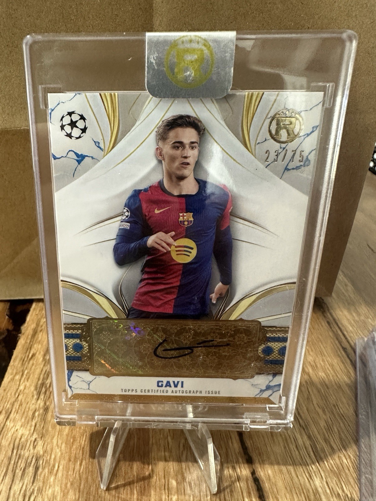 【RC】ガビ Gavi 直筆サインカード topps reverence auto gavi barcelona ガビ 直筆サインカード ジャージ