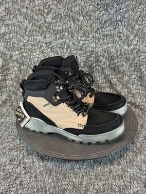 Ecco Track 25 GTX Boots Size EU 44 / Men's 10-10.5 Black Honey Mustard Hiking