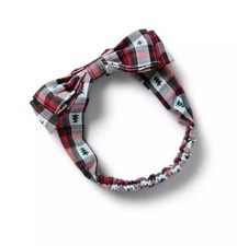 Janie and Jack Baby Holiday Tartan Bow Soft Headband