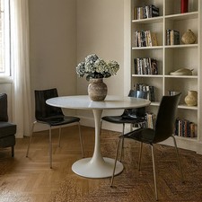 Set 3 Sedie Vintage Materiale Plastico Metallo Cromato Design Anni 90 Originali