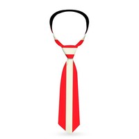 Necktie Standard - Stripes Red/White/Red (Us Import) ACC NEU