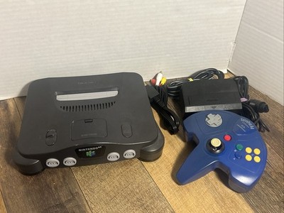 Nintendo 64 Console System Bundle w/ Controller & Cables N64 (NUS-001) 