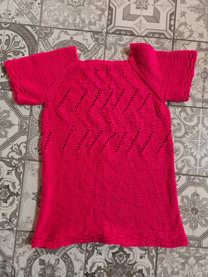 Handmade Selfmade Strickkleid Mädchen Gr.116/122 selbstgemacht Kleid Tunika