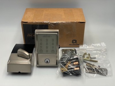 Schlage Encode Plus Smart WiFi Deadbolt Lock, Tap to Unlock - Satin Nickel