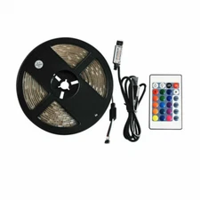 DC 5V LED Strip Light USB Mood colour changing lights TV Backlight RGB + remote