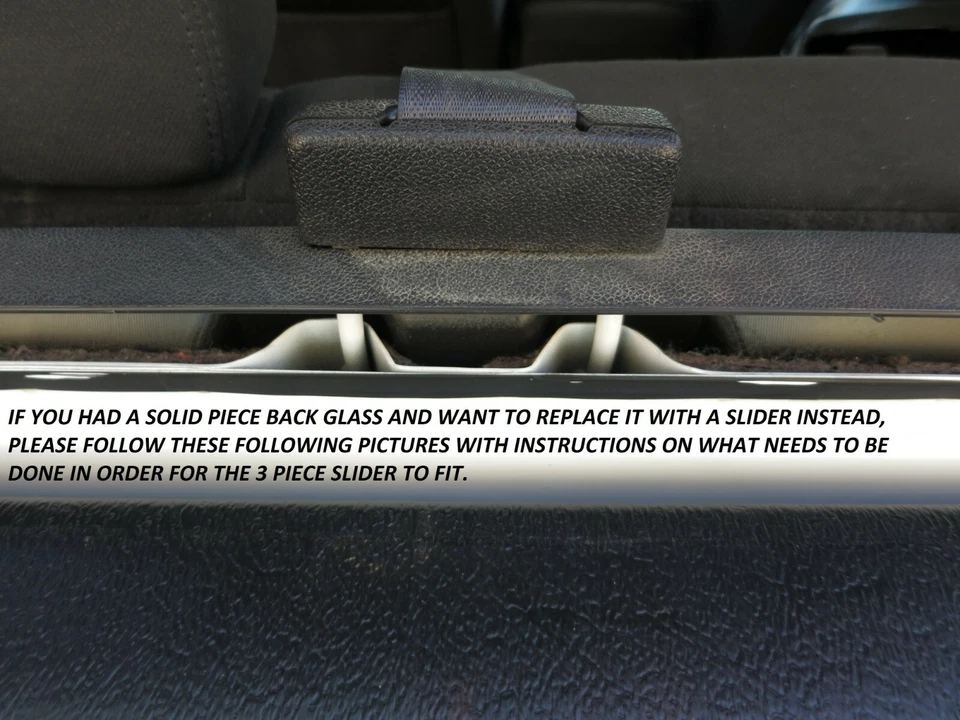 Fits 2007-2013 Chevrolet Silverado Back Glass Rear Window (Manual Slider) Heated - Image 4 of 4