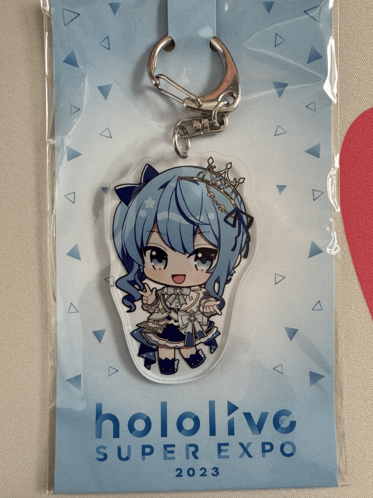 Hololive Expo 2023 Hoshimachi Suisei Bright Outfit Keychain